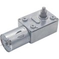 thumbnail image 2 of Turbine speed 6V geared DC motor, JGY370. 6V brushed DC lowRPM hobby motor, M5 selflocking worm gear controllable motor (30rpm Motorbracket), 2 of 5
