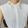 thumbnail image 6 of LoudSung Fake Collar Detachable Half Shirt Blouse False Collar Bead Rhinestones Crystals Decorative Dickey for Women Girls, 6 of 8