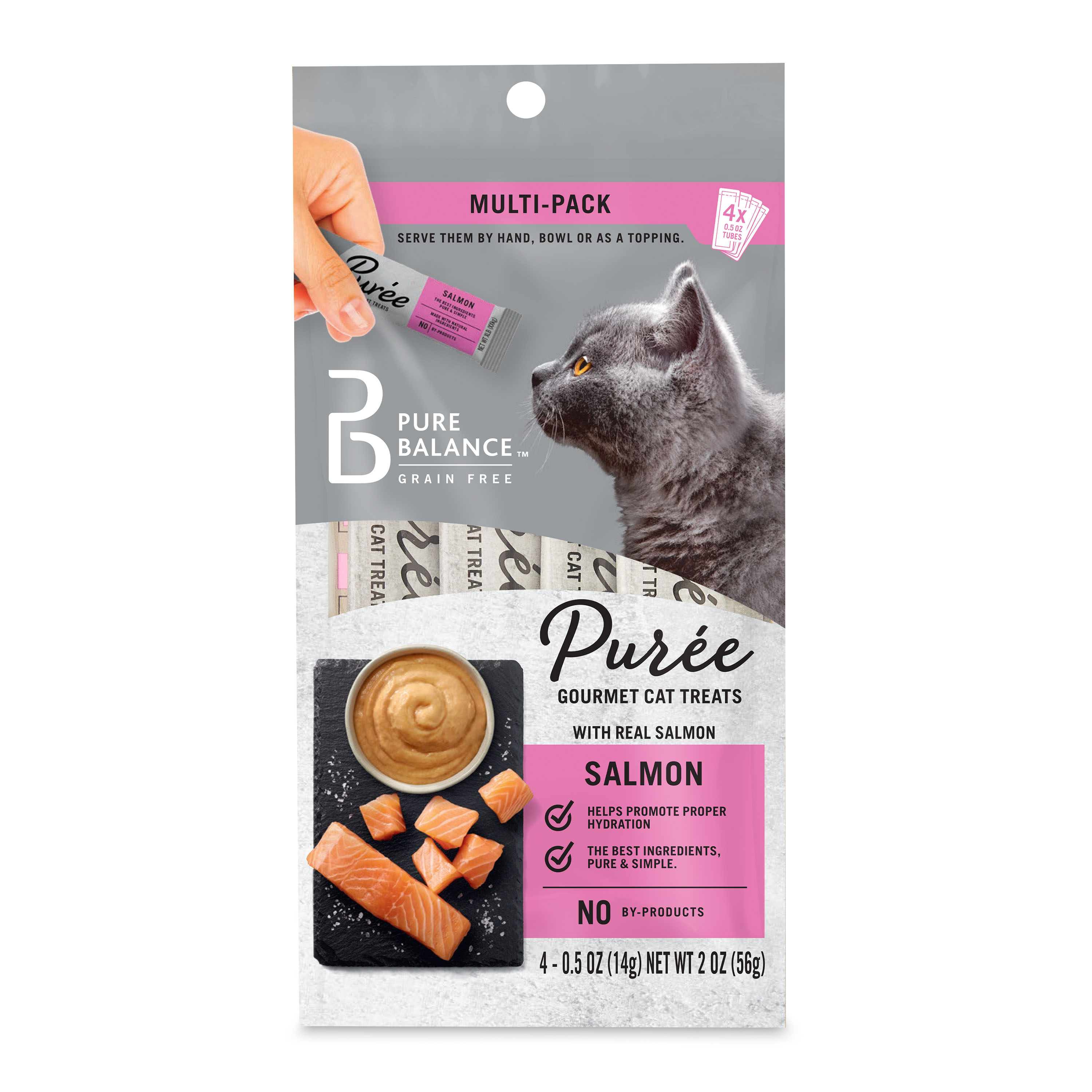 Cat treats made with real salmon