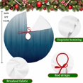 thumbnail image 5 of Navy Blue Ombre Christmas Tree Skirt 48 Inches, Contemporary Gradient Abstract Art Xmas Trees Skirt Mat Cover Decorations for Holiday Party Indoor Outdoor, 5 of 9