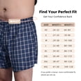 thumbnail image 5 of TIICHOO Men's Incontinence Underwear Regular Absorbency Washable Reusable Urinary Incontinence Leak Proof Boxer Shorts with Front Fly 1 Pack(3X-Large, Blue Plaid), 5 of 7