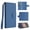 Blue, variant on Protective Wallet Case for Samsung Galaxy A07, Classic PU Leather + TPU Magnetic Detachable Cover with Card Slots Cash Pocket Kickstand RFID Blocking Wrist Strap, Black