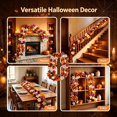 thumbnail image 2 of Halloween Fall Maple Leaf Garland with Pumpkins & Pine Cones, 6.5Ft Artificial Autumn Harvest Mantel Decor, Indoor Table, Stair Rail Seasonal Ornament for Thanksgiving Home Decoration, 2 of 9