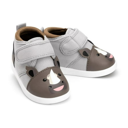 

Rhino Squeaky Toddler Shoes | Gray