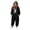 Black, variant on Halloween Onesie Pajamas Adult Pumpkin Ghost Halloween Costume Pajamas Adults Hooded Jumpsuit Sleepwear One Piece Union Suit Outfit Soft Cozy Lounge Wear for Holiday Party(Darkness ghost)