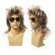 thumbnail image 3 of NUEVAS pelucas de alta gama de color marrón oscuro para hombres, peluca punk esponjosa larga y rizada para hombres, fibra de alta temperatura, estilo rock, retro, para fiestas de cosplay, sintéticas, 3 of 6