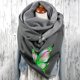 thumbnail image 3 of Moda mujer invierno impresión botón suave abrigo Casual cálido bufandas chales bufanda Fridja  nalpqowj27446, 3 of 3