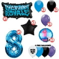thumbnail image 2 of 19pc Fort Game Victory Royal Balloon Kit with 42" Blue Balloon Number 8 - Kids Video Game Birthday Party Decoration Supplies, 2 of 9