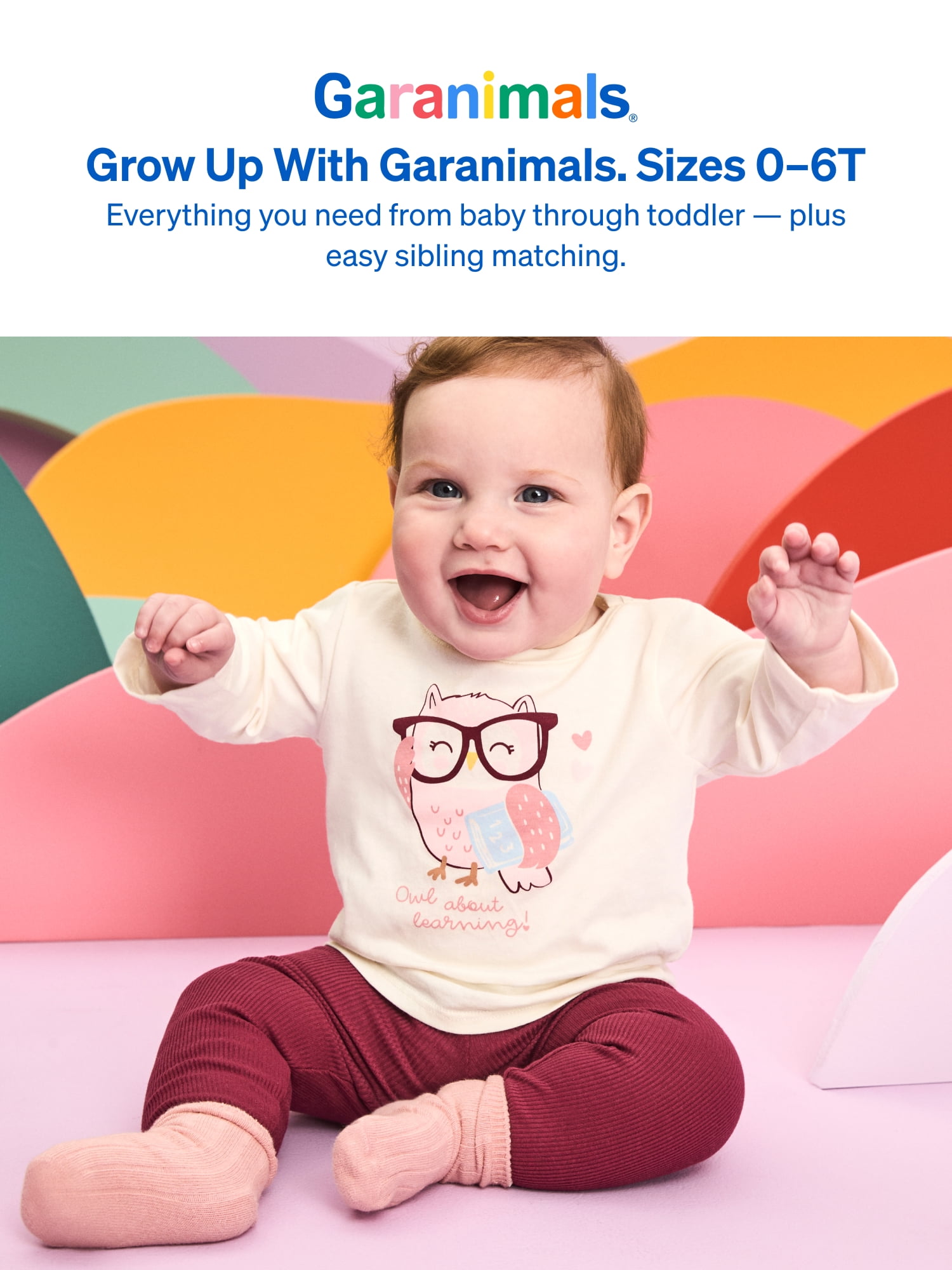 Garanimals Baby & Toddler Girls Leggings, Single & 3-Pack, Sizes 0-6T