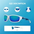 thumbnail image 4 of Duduma Gafas de sol deportivas polarizadas para hombres y mujeres, para correr, ciclismo, pesca, golf, conducir, gafas de sol Tr90, 4 of 5