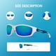 thumbnail image 4 of Duduma Gafas de sol deportivas polarizadas para hombres y mujeres, para correr, ciclismo, pesca, golf, conducir, gafas de sol Tr90, 4 of 5