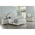 thumbnail image 2 of Panama Jack Sonoma Farmhouse Wood Upholstered King Bed in White, 2 of 6