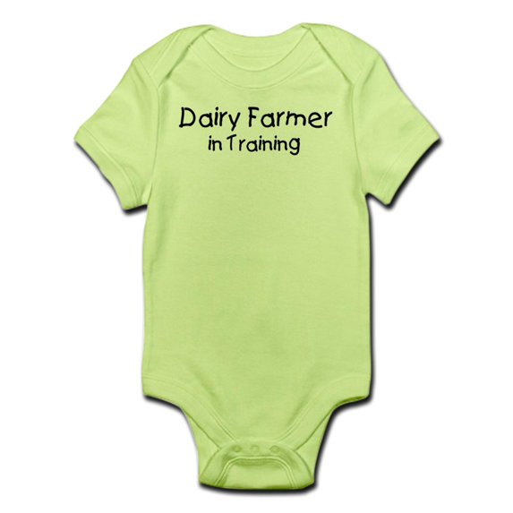 CafePress - Dairy Farmer In Training Infant Bodysuit - Baby Light Bodysuit