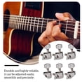 thumbnail image 4 of Matsuzay Clavijas de afinación de cabeza de máquina semisellada para guitarra electrónica de 6 piezas, perilla de sintonizador de 6 cuerdas, accesorio Artesanía 6 Derecha Matsuzay HA060579-02, 4 of 6