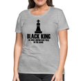 Black King Important Chess Player African American Women's Premium T
