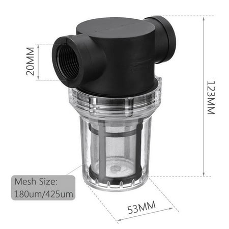 

Water Pump Filter Inline Mesh Strainer Garden Irigation Interface Pipe Filter