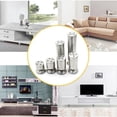 thumbnail image 5 of 2" Dia Stainless Steel Cabinets Furniture Plinth Feet Legs Kitchen 2pcs Set - 20cm, 5 of 9