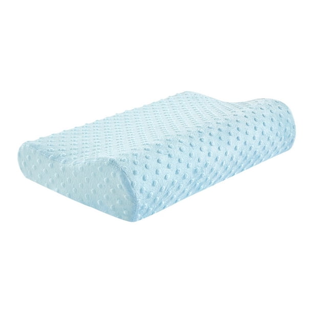 La almohada de esponja antialergia para niños puede soportar el cuello mientras duermen.