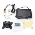 thumbnail image 2 of Graflsoa 7-Inch Foldable HD Car Multimedia Display with Remote, AV Input, and Black ABS Frame, 2 of 7