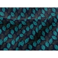 thumbnail image 4 of oneOone Viscose Jersey Fabric Leaves Block Print Fabric BTY 60 Inch Wide, 4 of 5