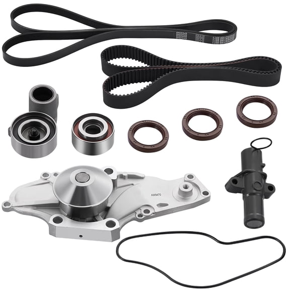 SPEEDWOW Engine Timing Belt Kit with Water Pump For Honda Ridgeline 2006 2007-2014 3.5L