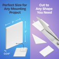 thumbnail image 3 of Double Sided Tape 92-Pack - Strong Self Adhesive Pads 1"X1"X0.04" Perfect for Photos Lightweight Decor and General Purpose Indoor Wall Mounting$$Tools & Hardware Other, 3 of 7