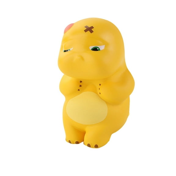 Nailong Plush Toy – Soft Yellow Dinosaur Stuffed Animal for Teens, 11 Inches(A)