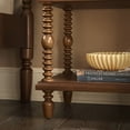 thumbnail image 5 of Vivienne Walker Edison Easy Assembly Solid Wood Spindle 1-Drawer Nightstand - Dark Brown, 5 of 18