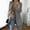 COAT-Gray, variant on AGWOLF Casual Blazer for Women Comfy Open Front Long Sleeve Jackets Plus Size Lapel Slim Suit Jacket Work Office Cardigan Coat