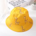 thumbnail image 2 of Bucket Hats for Women Fashion 1-4Y Baby Sun Hat Anti-UV Giraffe Pattern Summer Boys Kids Children, 2 of 2