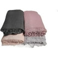 thumbnail image 3 of Nvzi Hijab Scarfs for Women Crinkle Cotton Scarf Lightweight Head wrap 4 PCs, 3 of 5