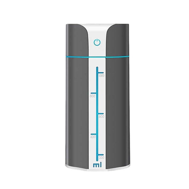Humidificador de aire USB Bearachild 1L Gris difusor de Aroma luz nocturna LED