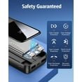 thumbnail image 4 of Portable Charger Power Bank, 20000mAh Fast Charging Portable Battery Pack with Built in USB-C(22.5W) and iOS(20W) Output Cables Compatible for iPhone Android Samsung Phone, Black, 4 of 7