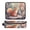 Cute Little Squirrel, variant on Hair Tool Organizer Bag with Heat Resistant Mat Removable Travel Storage Case for Hot Air Brushes Curling Irons Cute Butterflies and Hearts Pattern