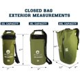 thumbnail image 2 of Bolsa seca flotante tipo cooler Enthusiast Gear 10 L / 15 L verde, 2 of 8