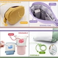 thumbnail image 4 of Pop Up Pen Pencil Case Soporte telescópico, PU Cord Stand-Up Pencil Case Girls, ideal para estudiantes Spring Makeup Bag Pencil Bag Adepaton HMHZ1144-5, 4 of 9