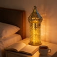 thumbnail image 6 of Moroccan Metal Lantern Holder, Decorative Candle Lantern Stand, Golden Hollow Metal Lantern for Home Decor, Ramadan Eid Centerpiece, Bohemian Wedding Table Decor, Floor or Hanging, 6 of 9