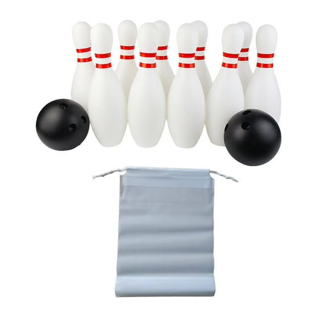 Kids Bowling Set 10 Pins and Backyard Activities Fun Party Favors Educational Toy Family Game for Ages 3-8 Years Old