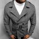 thumbnail image 2 of Camisa de manga larga de moda para hombre, ropa de abrigo holgada con frente abierto, blusa a cuadros, abrigo, Tops Pompotops oipoqjl13132, 2 of 6