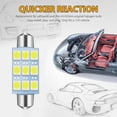 thumbnail image 5 of 20x 41mm 42mm 9SMD LED Dome Map Interior Light Bulbs 578 211-2 212-2 6000K White, 5 of 9
