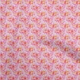 thumbnail image 1 of oneOone Rayon Orange Fabric Abstract Floral Sewing Material Print Fabric By The Yard 56 Inch Wide, 1 of 4