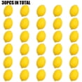 thumbnail image 3 of CPDD 30PCS Artificial Yellow Lemon,Realistic Fake Lemon Faux Fruit Decor for Kitchen Table Decoration Photography Prop Yellow, 3 of 7