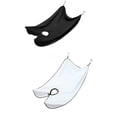 thumbnail image 4 of Seitruly Delantal de afeitar Barba Delantales Cuidado Babero Afeitado Limpieza Peluquería Regalos Baberos de tela Recorte Antiadherente Catcher Juegos de afeitado Negro Seitruly CE015331-01, 4 of 6
