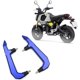 thumbnail image 5 of Asidero trasero de aluminio para motocicleta Barras de agarre Asiento de pasajero Reposabrazos para MSX125 GROM 2021+ Azul, 5 of 5