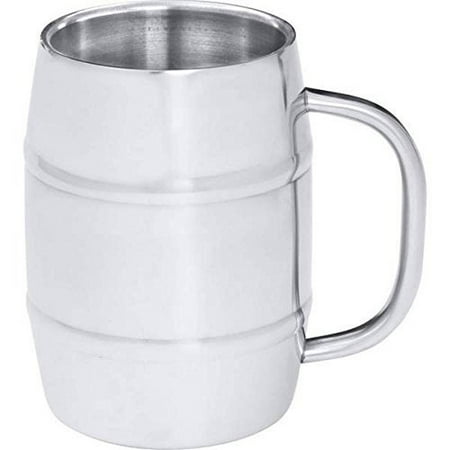 Cool Coffee Mugs Gifts Infinity® Groomsman Gift Old Dutch Keep Cool Barrel-shaped Stainless Steel Coffee Beer Mug, 18 oz. (1) ()