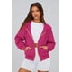 thumbnail image 5 of Sudadera con Capucha PRETTYGARDEN con Cierre Rosa Rojo Mediana, 5 of 8