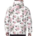 thumbnail image 7 of Cauagu Rose Flowers for Men's Pullover Hooded Sweatshirt Athletic Casual Hoodie Aautumn Hoodie Sweatshirt for Men Pullover Casual Hooded Sweatshirt-4X-Large, 7 of 7