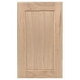 thumbnail image 2 of 12W x 24H Unfinished Oak Kitchen Cabinet Door Replacement, Shaker Style, 2 of 8