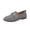 Gray, variant on Yungyresw Womens Loafers Shoes Fashion Low Top Comfortable Slip on Flats Round Toe Business Office Work Casual Dress Shoes Black 36