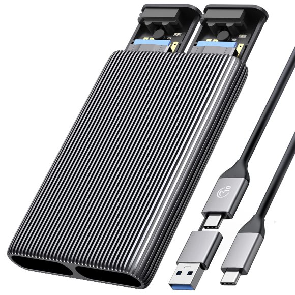 Carcasa SSD M.2 NVMe ORICO Dual Aluminium USB3.2 Gen2 de 10 Gbps